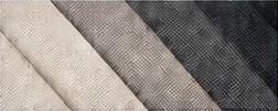 Exterior shade mesh fabrics in light and dark colors