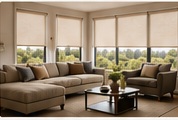 Sunlit living room