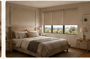 Soft light in the bedroom