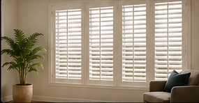 Clear view shutter installation