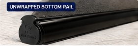 Unwrapped bottom rail