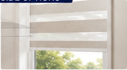 Zebra shade L privacy rail installation
